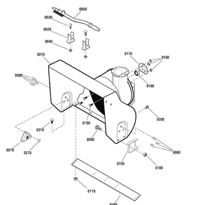 Part Location Diagram of 1687508YP Briggs and Stratton Kit auger hsng 24